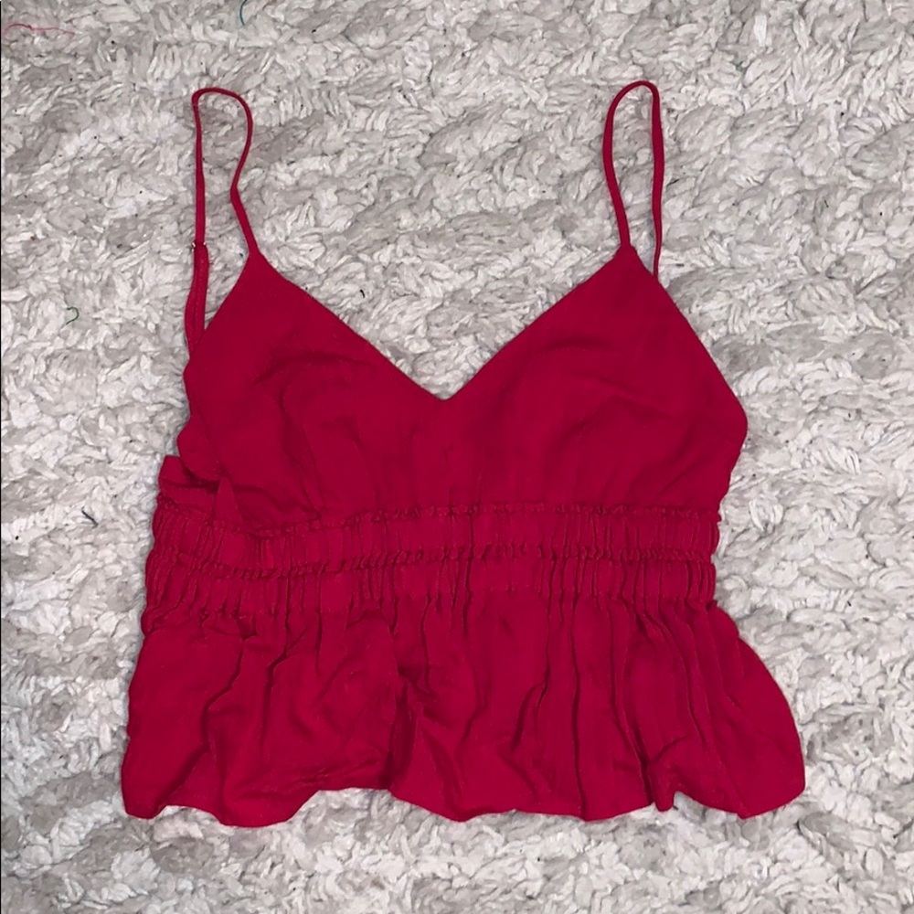 MOD red crop top